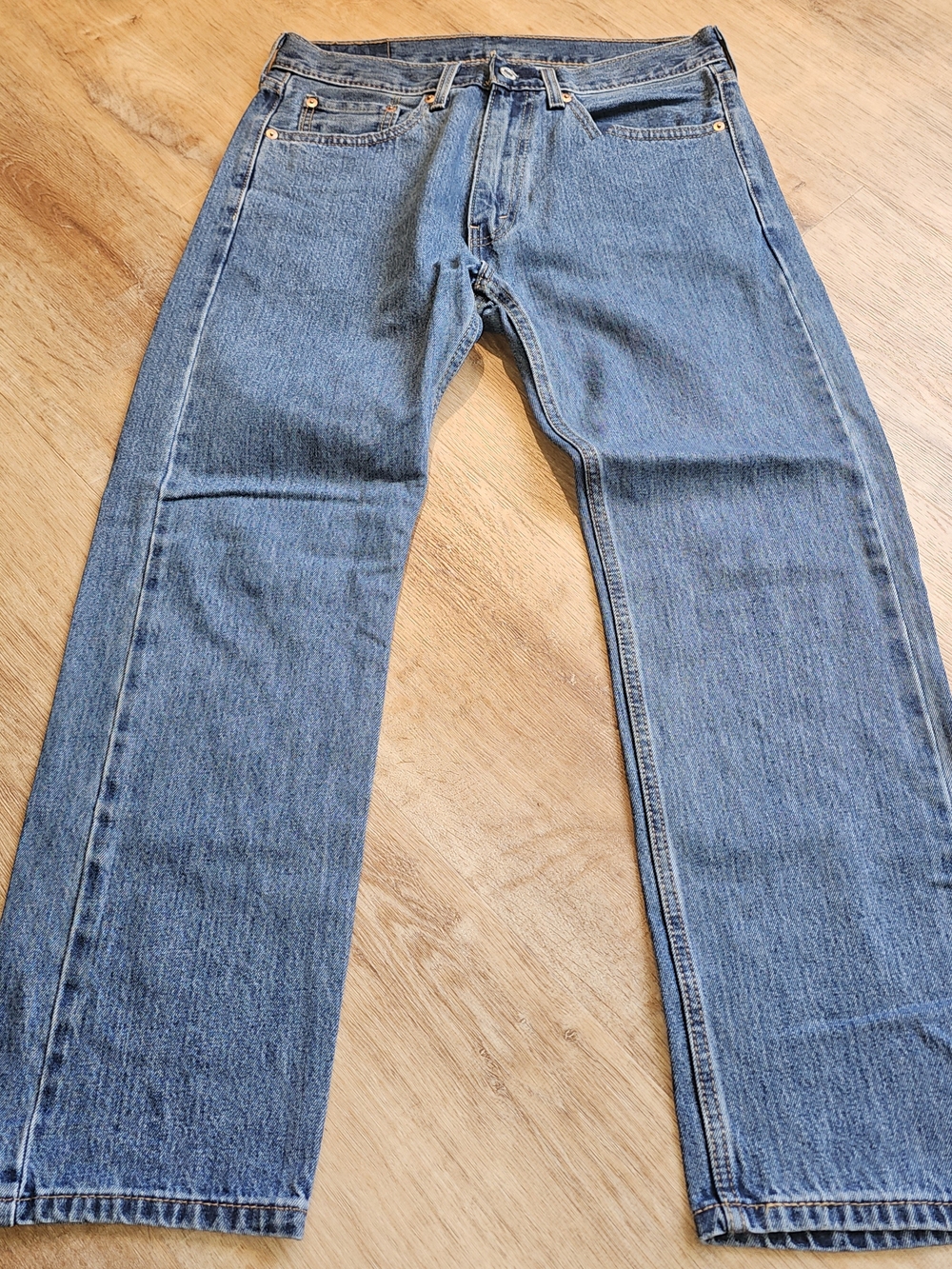 Men's Slim Denim Jeans in Medium Blue